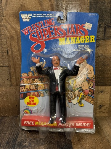 Vintage 1985 MOC WWF Mean Gene Okerlund LJN Wrestl...