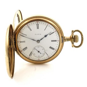1912 Elgin 16s 15j Grade 312 Model 6 Hunter Side Winder Pocket Watch #WB5842-5