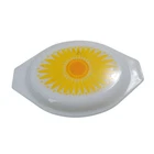 Vintage Pyrex Sunflower Daisy Oval Casserole Replacement LID ONLY # 943-C