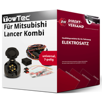 für Mitsubishi Lancer Kombi TYP Cs_W Elektrosatz 7Polig Universell Neu
