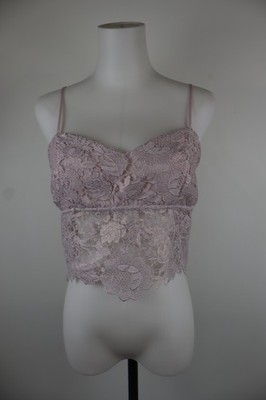 GUESS JERSEY SUSPENDERS TANK TOP WOMEN SIZE 46 WOMAN CASUAL VINTAGE CROP TOP