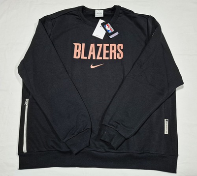 #ad Nike Mens Portland Trail Blazers Team Issue Sweatshirt FV2077 010 SZ 2XLarge $48.99