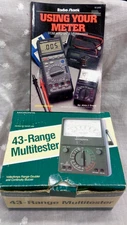 MICRONTA 43-Range Multitester 22-214A with Radio Shack USING YOUR METER Evans PB