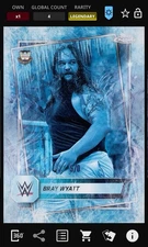 Bray Wyatt - Frozenfractor 5cc Legendary - Topps Slam WWE Chrome Freeze 25