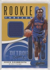 2019-20 Panini Absolute Memorabilia Rookie Threads Level 1 Sekou Doumbouya he4