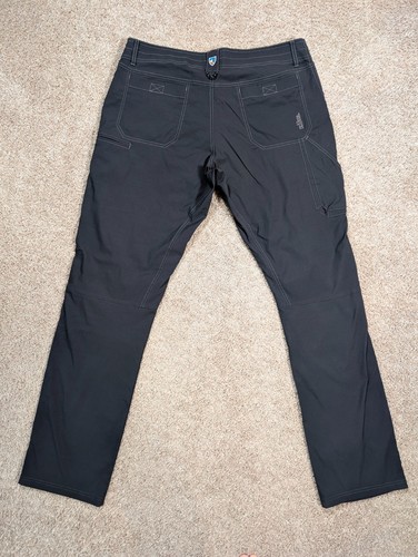 Kuhl Renegade Pantalon Homme 38x36 Gris Nylon Performance Randonnée Sentier Extérieur - Photo 14/17