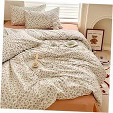 Aesthetic Floral Duvet Cover Queen Duvet Cover and 2 Pillows Sham A Floral