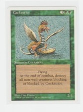 cockatrice mtg card Magic: the Gathering - Fleetfeather Cockatrice (149/165) main image 1