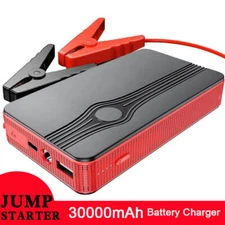 30000mAh Portable Car Jump Starter Booster Jumper Box Power Bank Battery Charger
