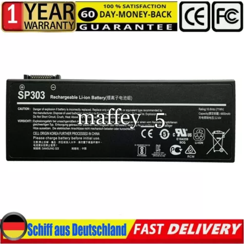 Replacement SP303 Akku für Siemens Simatic Field PG M3 6ES7798-0AA06-0XA0 10.8V