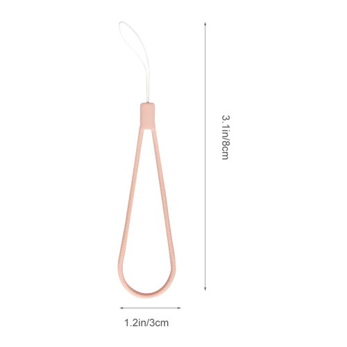 7 Pcs Geflochtenes Silikon -Lanyard Handgelenk Für Telefon Handy Hängendes Seil - Zdjęcie 5 z 12