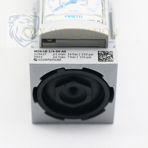 Festo Ms4-Lr-1/4-D6-As Pressure Regulator 529417 New 1Pcs. - Picture 4 of 8