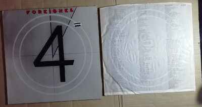 FOREIGNER - 4 - mit URGENT  - LP + OIS (no seamsplits) - GERMANY 1981