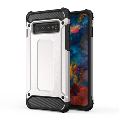 Für Apple iPhone XS Max - ARMOR NEO Hülle Handy Tasche Back Case Etui Silver