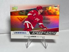 2021-22 Upper Deck Credentials Speed of the Game #SG19 Dylan Larkin Red Wings