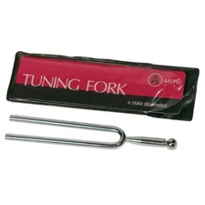 A440 Tuning Fork A 440 HZ With Pouch Silver Color