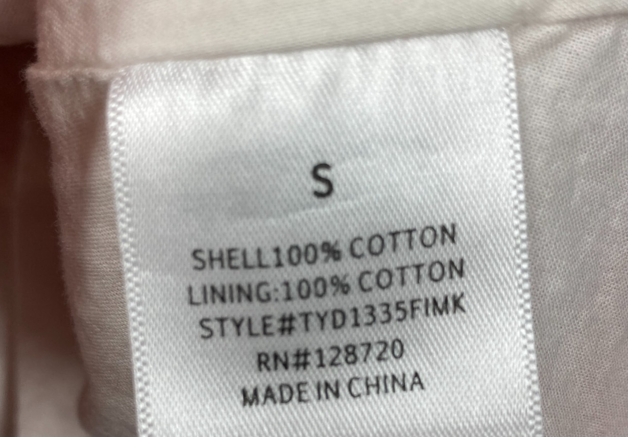 Miami Top Womens Small White Orange Sleeveless Lined Embroidered Babydoll Beachy