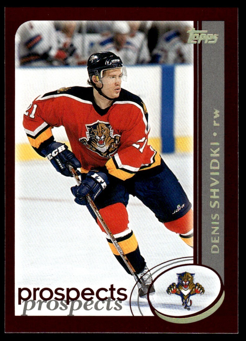 2002 Topps #304 Denis Shvidki - Florida Panthers | eBay