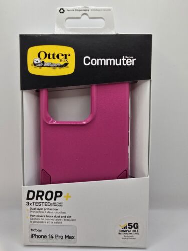 ๐ธ OtterBox Commuter Case (Pink) & Cellhelmet Tempered Glass - iPhone 14 Pro Max - Picture 3 of 6