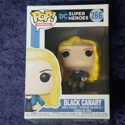 Funko Pop! DC Super Heroes - Black Canary Vinyl Figure #266 BRAND NEW! Big Head