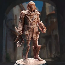 DM Stash Miniatures Elf Male Thief Rogue Assassin Dungeons & Dragons DnD D&D RPG