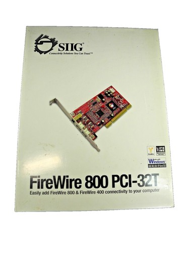 PCI Express X1 PCI-E FireWire 1394a IEEE1394 Controller Card 3 Port - Foto 8