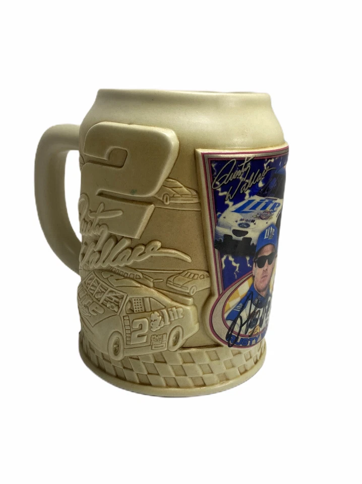 Nascar Rusty Wallace Sports Stein Autographed - Image 4 of 4