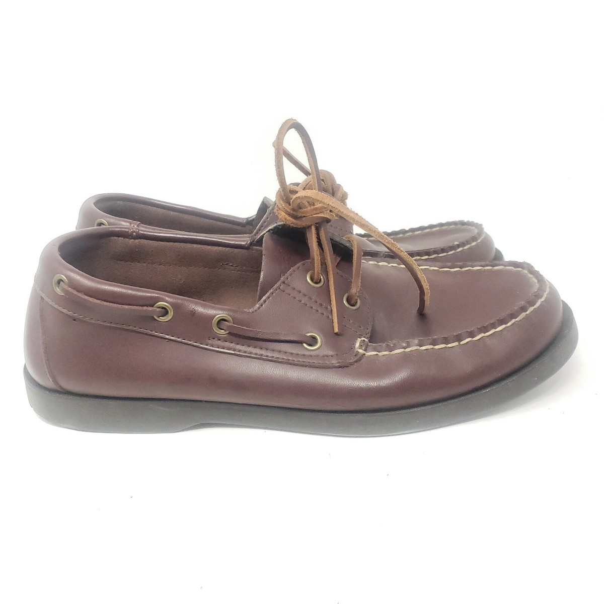 Ralph Lauren Polo Sport Boat Shoes Men's Size Deck Brown