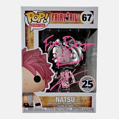 Todd Haberkorn Signed Funko Pop Natsu Fairy Tail Autograph