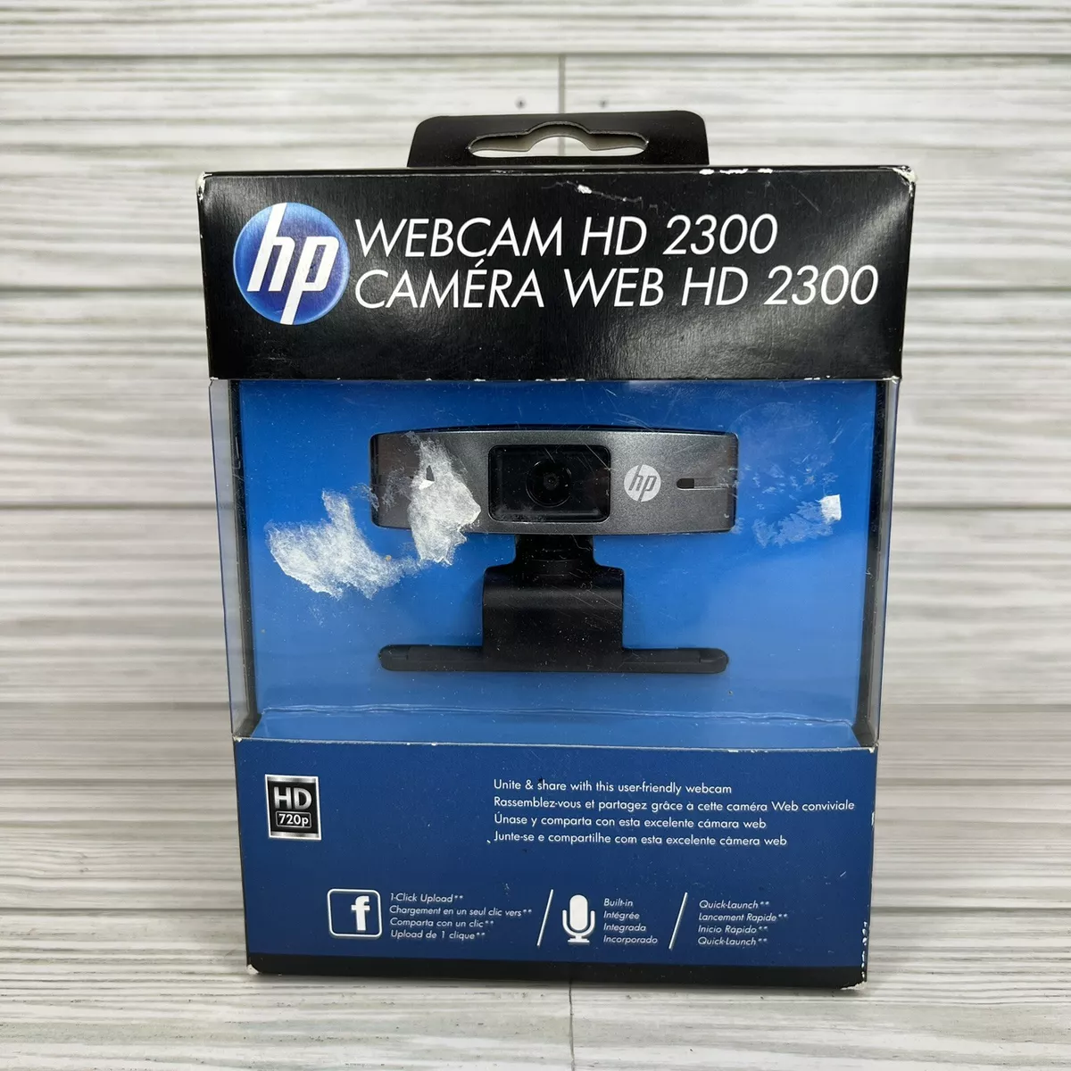 verden Ultimate rygrad HP WebCam HD-2300 Widescreen Camera 720p Pan &amp; Tilt, Built-in  Microphone, Clip | eBay