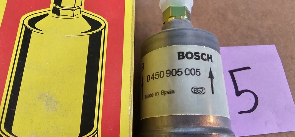 Filtro de combustible Bosch Volkswagen 431133511 0450905005 nuevo stock antiguo  Foto 3 de 4