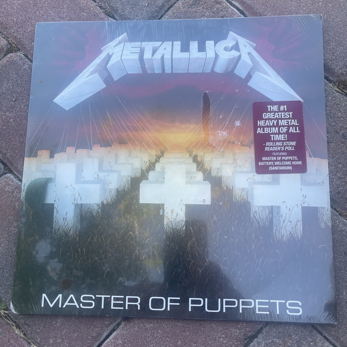 Metallica ‎Master Of Puppets metal Vinyl Album LP 2014 Blackened