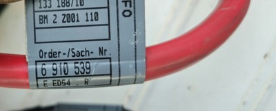 BMW E46 3 Series Positive Battery Cable With 61128368714 for sale