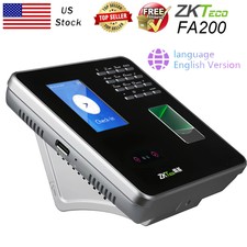 ZKTeco FA200 TCP/IP Face Fingerprint Time Attendance Access Control US Stock