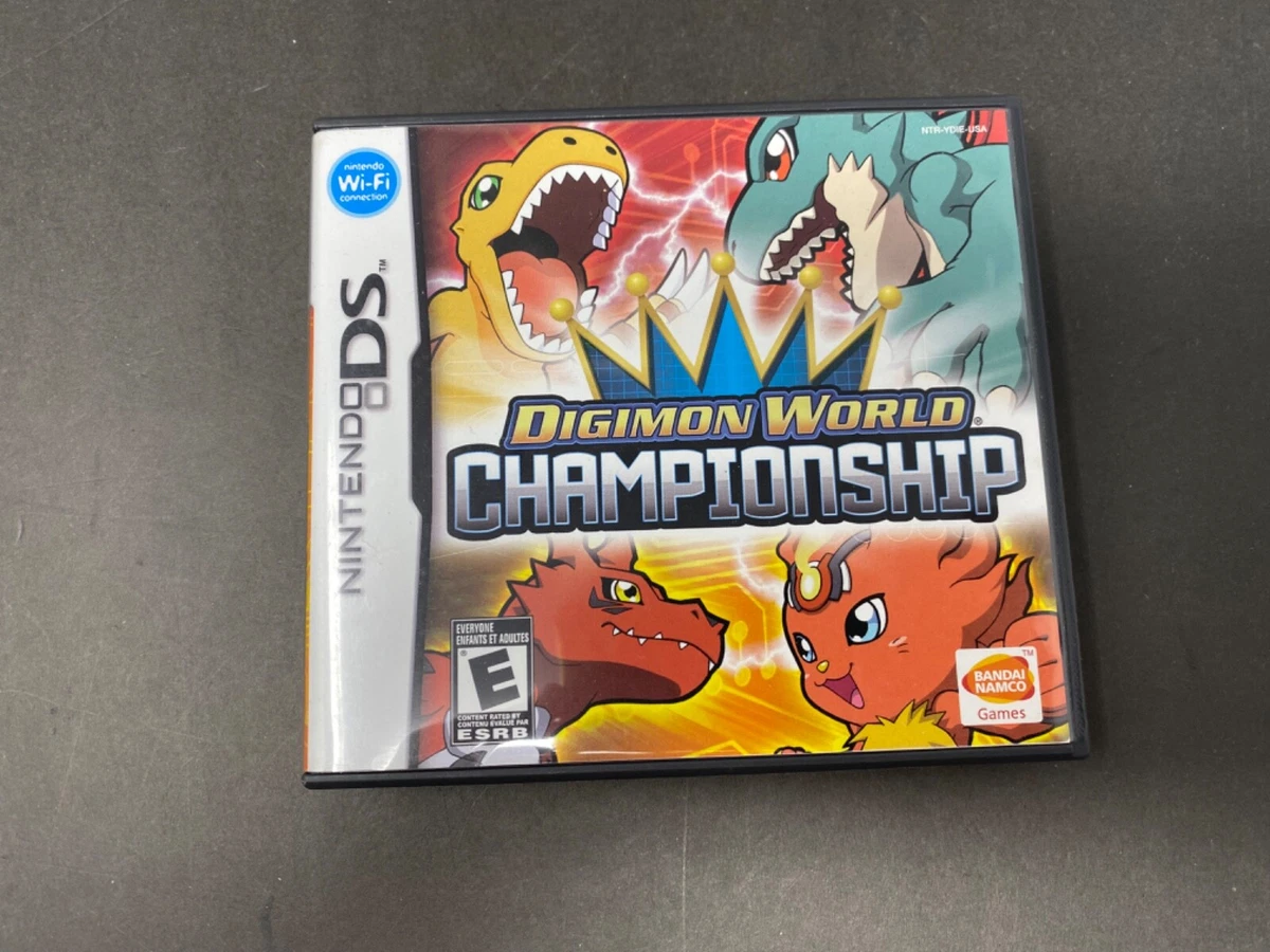 NO GAME Digimon World Championship Nintendo DS CASE MANUAL