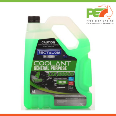 Tectaloy 60 Plus Green 5L Radiator Coolant For TOYOTA DYNA HU50R 4.0L 2H Diesel