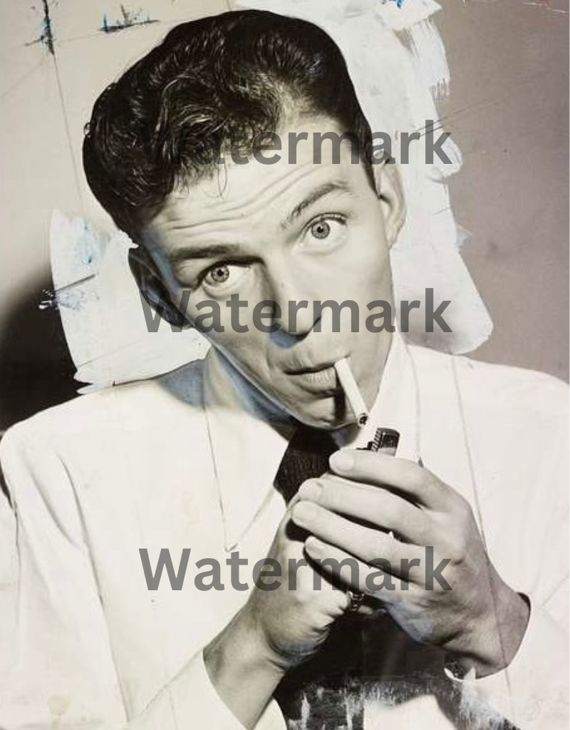 frank sinatra cigarette case Collectible Cigar Box Ltd Ed. Very Nice ! Frank Sinatra smoking cigarette at