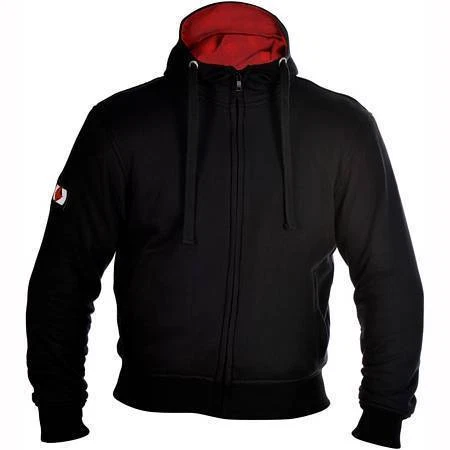 Oxford Aramid Lined Black Hoodie Hooded Top Motorcycle Top Aqua Hoody TM400 M - Image 3 of 3
