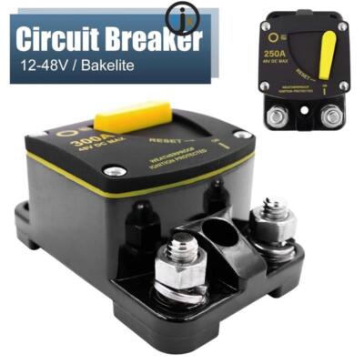 30-300A 12V-48V Manual Reset Leistungsschalter Sicherungshalter Circuit Breaker
