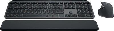 LOGITECH Tastatur & Maus Set MX Keys S Combo für Windows Linux Chrome Mac PC