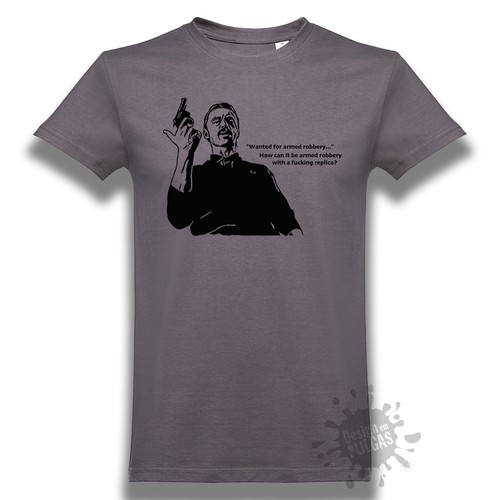 Trainspotting Danny Boyle T-shirt Movie Begbie Gun FREE SHIPPING - Photo 7/12