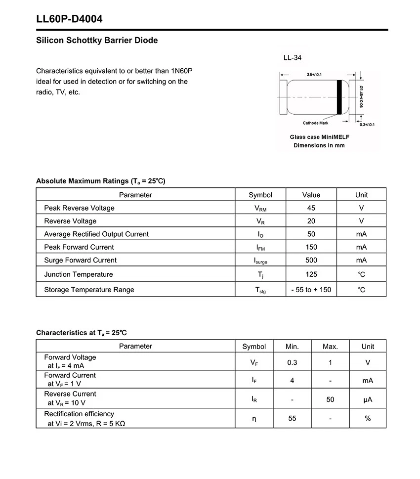 SS14 Diode Package, Pinout And Datasheet, 57 OFF