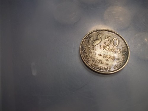 1953 50 francs coin France - Picture 2 of 3