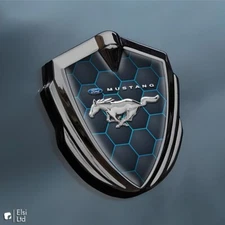 Mustang Decal | Metal Fender Emblem | Custom Made Side Badge Stickers