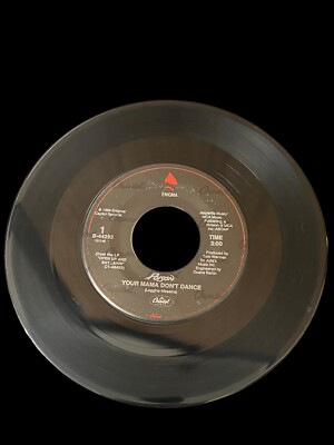 Poison - Your Mama Don't Dance 7  Vinyl Record from USA