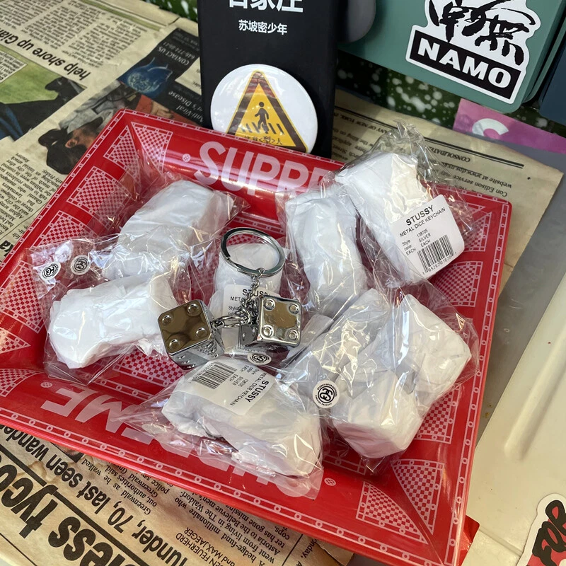 Stussy металлический кости брелок новый - Изображение 4 из 4