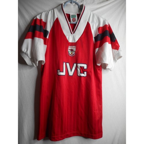 Men's Arsenal 1992 1994 Home Football shirt Jersey Soccer Score Draw Sz S - 第 1/8 張圖片