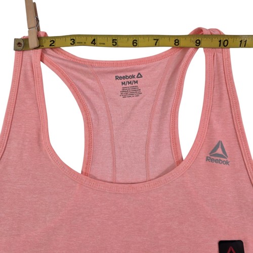Reebok Moisture Management Training Racerback Peach Color Tank Top – Size Medium - Picture 7 of 14