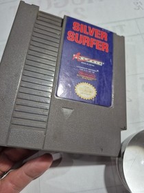 Nintendo Entertainment System NES Silver Surfer Video Game Cartridge Only 1985