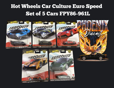 Hot Wheels Car Culture Euro Speed   Set of 5 Cars FPY86-961L
